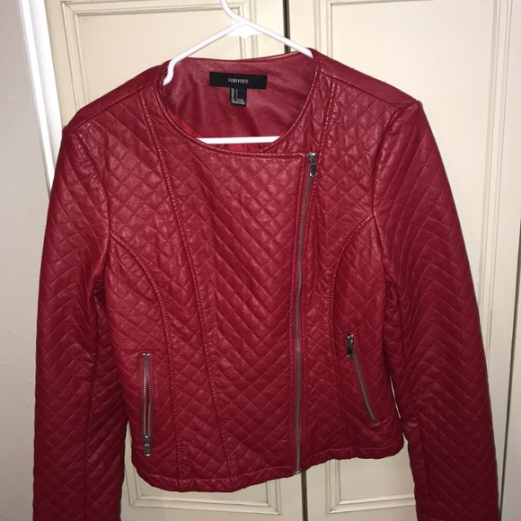Forever 21 Leather Jacket - Picture 2 of 3